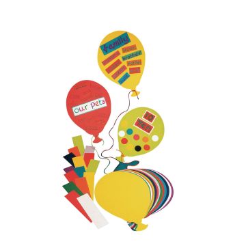 Jumbo Paper Display Balloon Shapes - Pack of 20