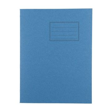 Exercise Books 9 x 7in 64 Page 8mm/Blank Alternate - Light Blue - Pack of 100