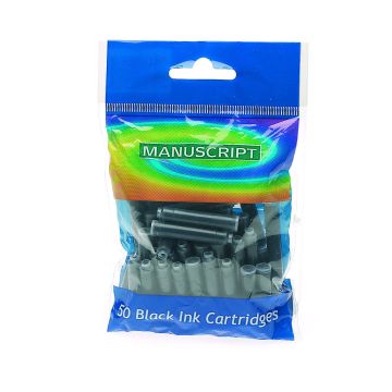 Manuscript Ink Cartridge - Black - Pack of 50