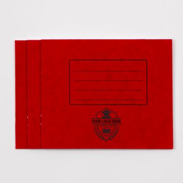  5.25" x 6.5" Exercise Book 24p- Red - Pk 100