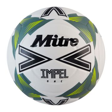 Mitre Impel One Football- White-Sage- Size 4- Pk 12 with Bag