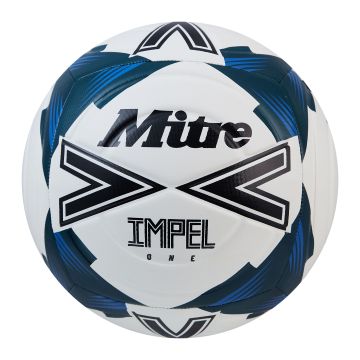 Mitre Impel One Football - White/Teal - Size 2 - Pack of 12