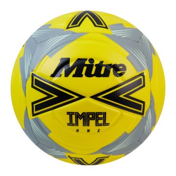 Mitre Impel One Football - Fluo Yellow/Grey - Size 3 - Pk 12