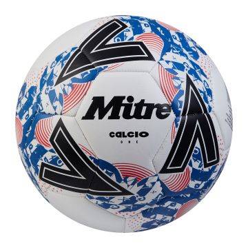 Mitre Calcio '24 Football - White - Size 5 - Pack of 12