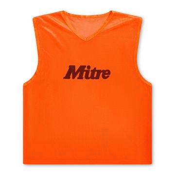 Mitre Pro Training Bib - Orange - Small Senior (M-L)