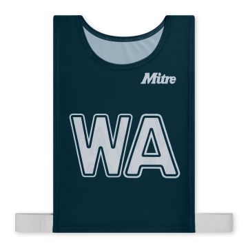Mitre Pro Netball Bib - Teal - M - Pack of 7