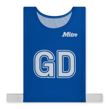 Mitre Pro Netball Bib - Blue - M - Pack of 7