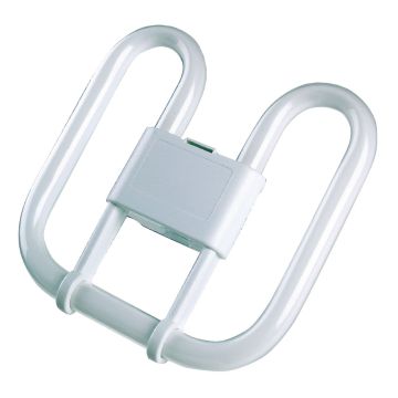 Square Compact Fluorescent - 4 Pin 38W - White