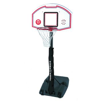 Sure Shot U Just Portable Basketball Unit - Black/White/Red