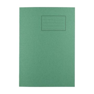 Exercise Books A4 80 Page 8mm F&M - Dark Green - Pack of 50