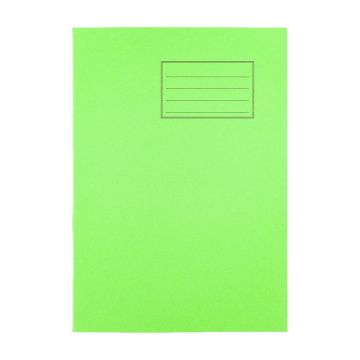Exercise Books A4 80 Page 8mm F&M - Light Green - Pack of 50