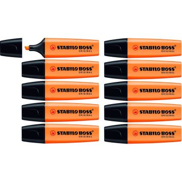 Stabilo Boss Highlighters - Orange - Pack of 10