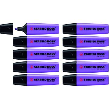 Stabilo Boss Highlighters - Lavendar - Pack of 10