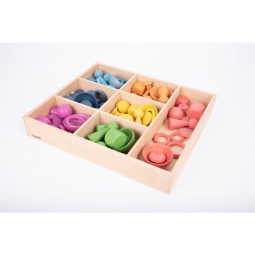 TickiT Wooden Sorting Tray - 7 Way