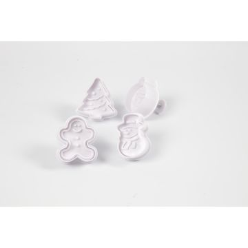Festive Cutters - Pack of 4