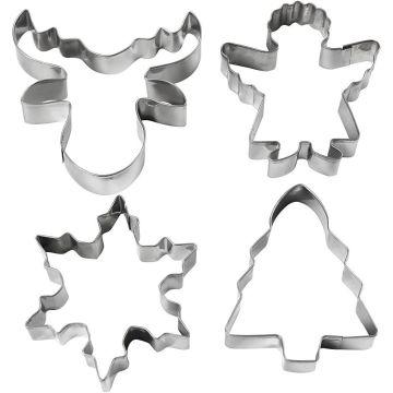 Christmas Cookie Cutters - Pack of 8