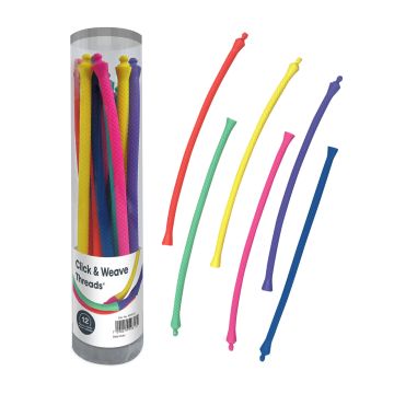 Edushape Click & Weave Threads -  Brights