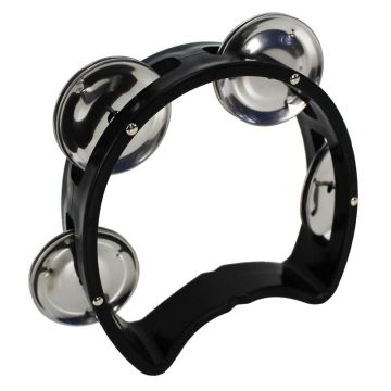 A-Star Mini Tambourine - Black