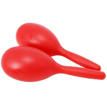 A-Star Plastic Maracas Medium - Red