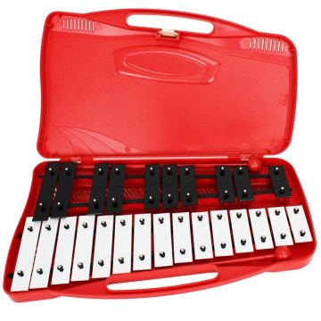A-Star 25 Note Chromatic Glockenspiel - Red