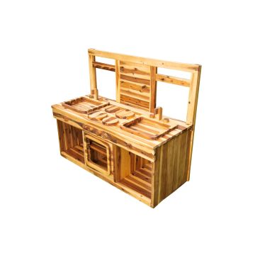 Outdoor Wooden Mud Kitchen