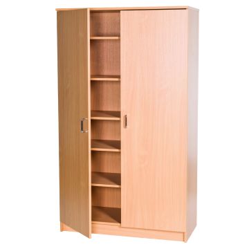 Classmates Lockable Stock Cupboards - Beech - 1800mm