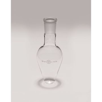 Quickfit Pear Shaped Flask - 100ml - 14/23