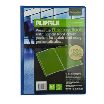 Flexible A4 Presentation Display Book 10 Pocket