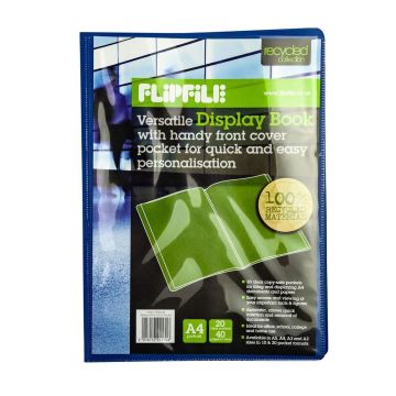 Flexible A4 Presentation Display Book 20 Pocket