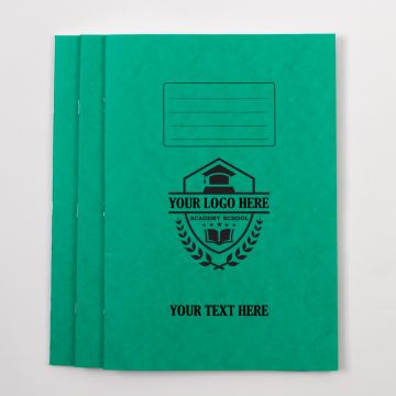  A4 Exercise Book 32p - Plain- Green - Pk 100