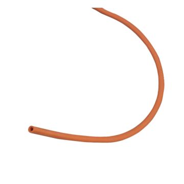 Red Rubber Tubing - 2.00mm Wall - 8mm Bore - Per metre