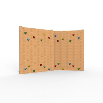 Wooden Traverse Wall - 2 Section