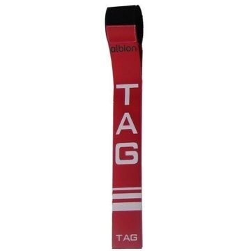 Albion Universal Tag Belts - Red - Pack of 10