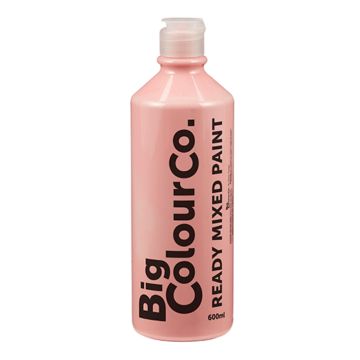 Ready Mixed Washable Paint 600ml - Pink - Pack of 6