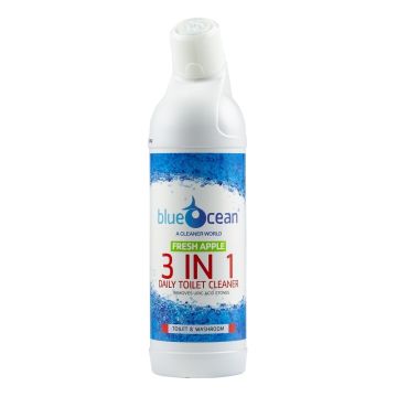 BlueOcean 3in1 Daily Toilet Cleaner Apple Fresh 1L - Pack of 12