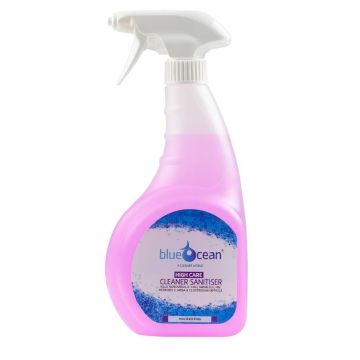 BlueOcean High Care Cleaner Sanitiser 750ml - Pack of 6