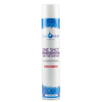 BlueOcean One Shot High Performance Air Freshener 750ml - Cranberry - Pack of 6