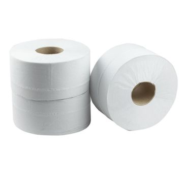 BlueOcean 2 Ply Mini Jumbo Toilet Rolls - Pack of 12