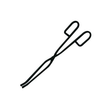 Straight Crucible Tongs - 150mm
