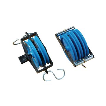 Double Pulley Blocks