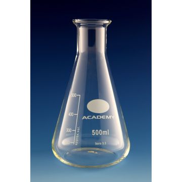 Academy Narrow Mouth Conical Flasks 500ml - Pack of 6