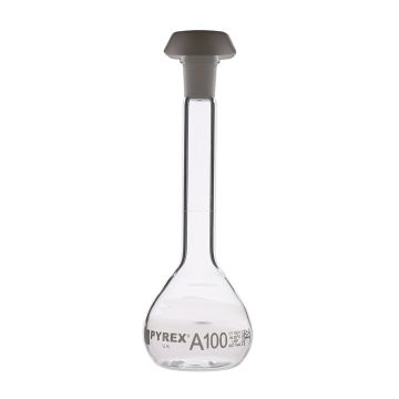 Pyrex Stoppered Volumetric Flask Class A - 100ml - Pack of 5