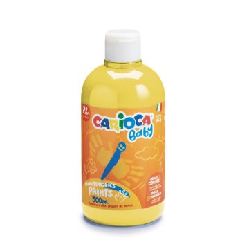 Carioca Baby Finger Paints - 500ml - Yellow