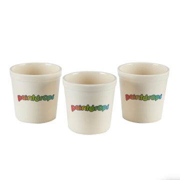 Paint Drops Bamboo Mixing Pots - Pack of 3