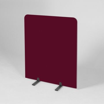 BusyScreen Curve Screen - 1200 x 1000mm (HxW) - Burgundy