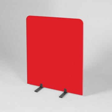BusyScreen Curve Screen - 1200 x 1000mm (HxW) - Scarlet