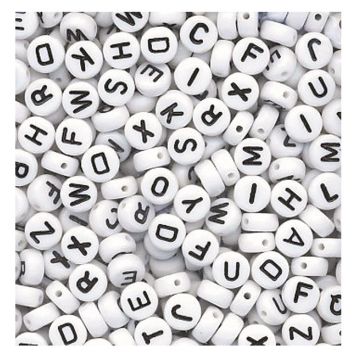Plastic Letter Beads - Pack of 400