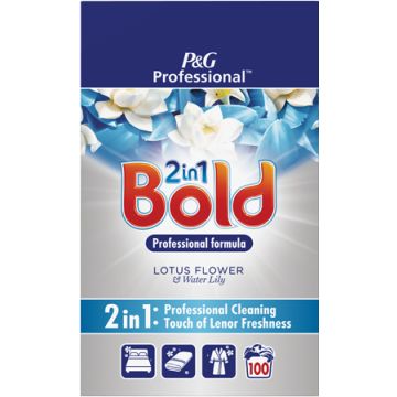 Bold Professional 2 in1 Dett & Fabric Softner Crystl Rain & Lily 90 Scp