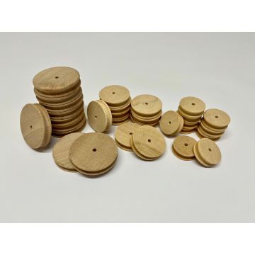 Birch Pulleys Assorted Sizes Pack of 30