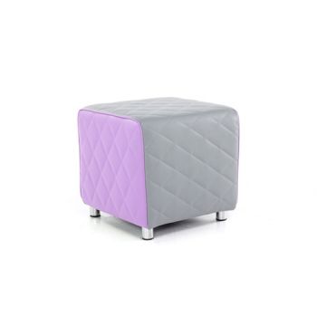 Break Out 1 Seater Square - Grey/Purple
